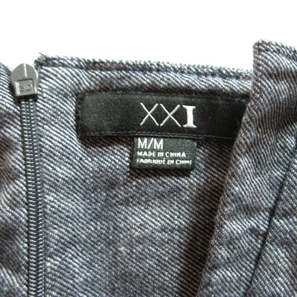 Forever 21 XXI High Waisted Gray Mini Skirt - Picture 9 of 10